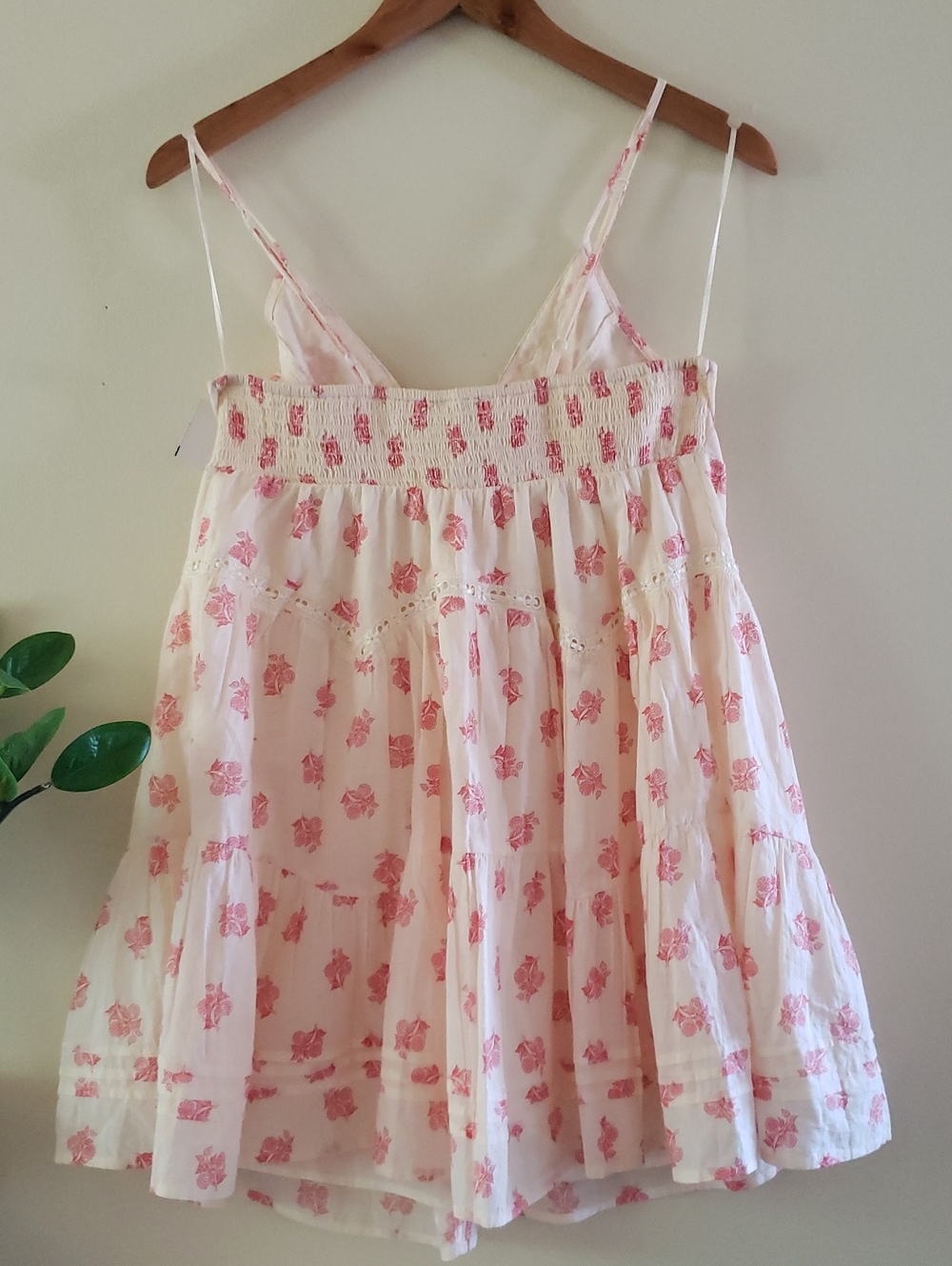 Patrons Of Peace NWT Bohemian Cotton Mini Tiered Dress - M - Picture 9 of 15